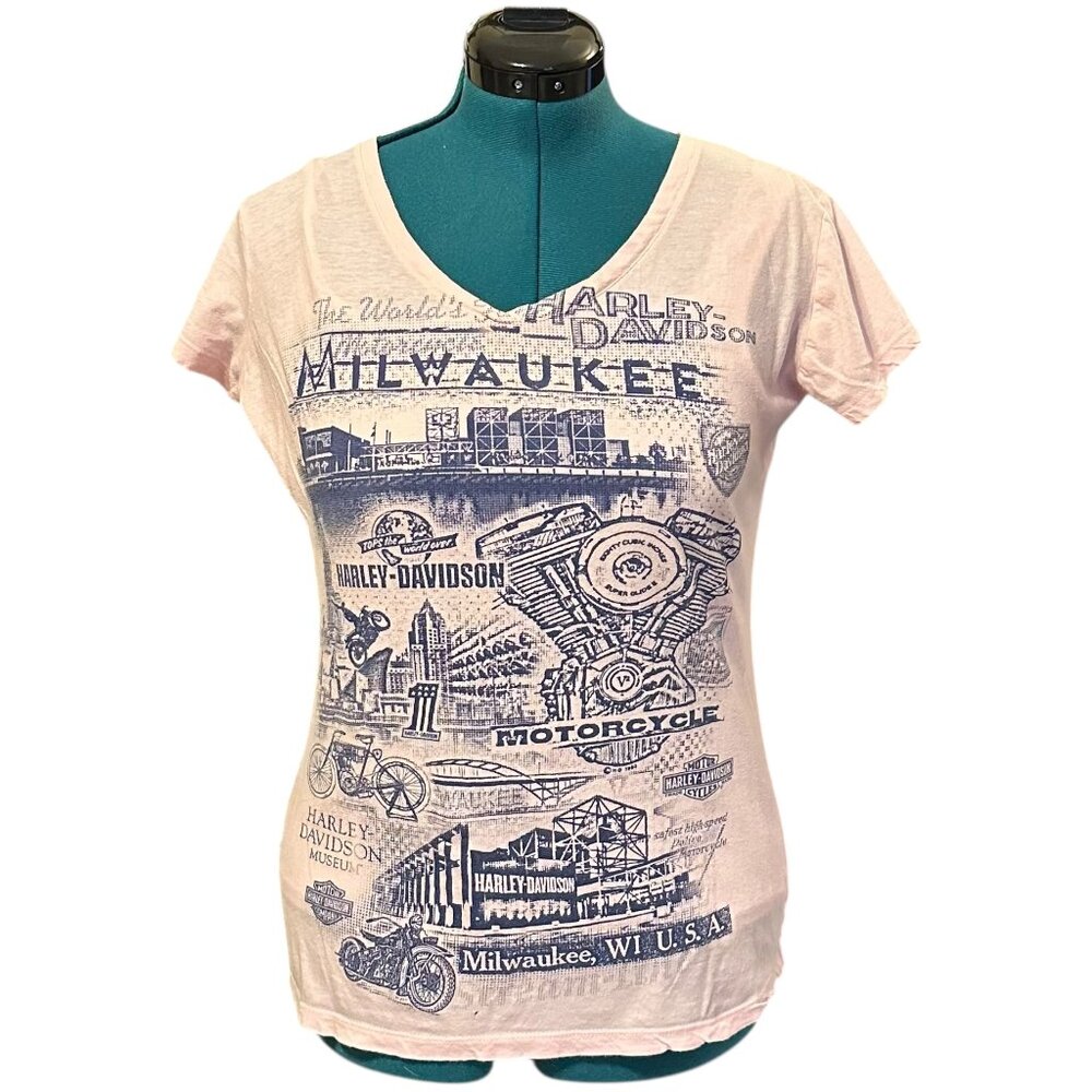 Harley Davidson Women’s Pink Tee Shirt